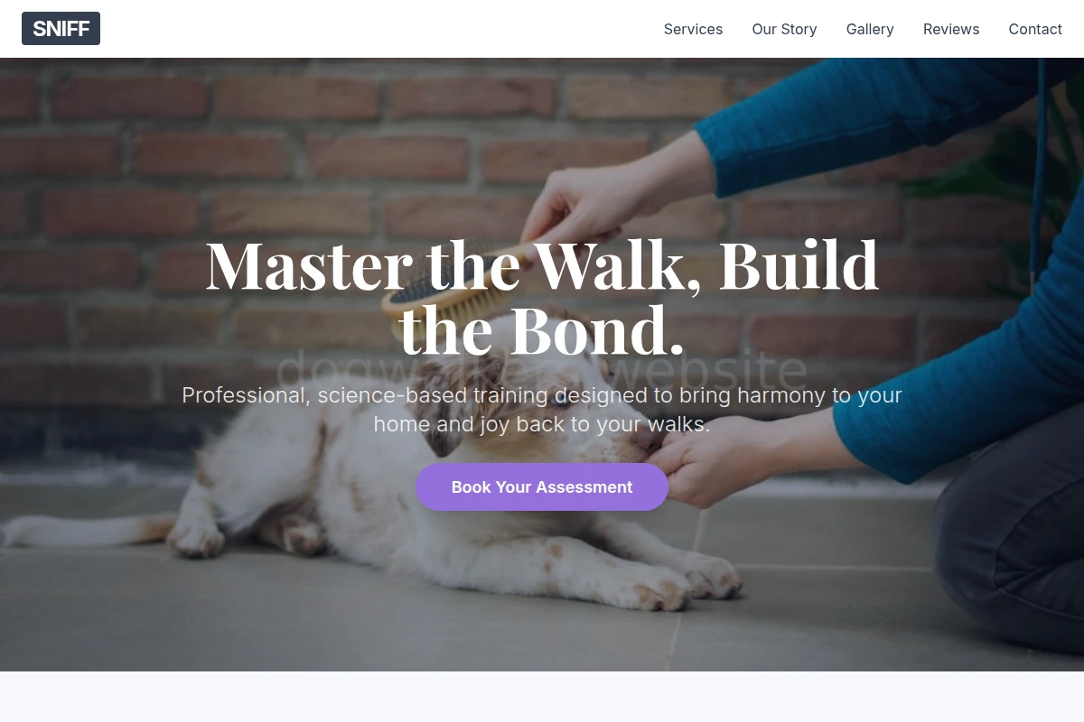 Sniff Dog Training