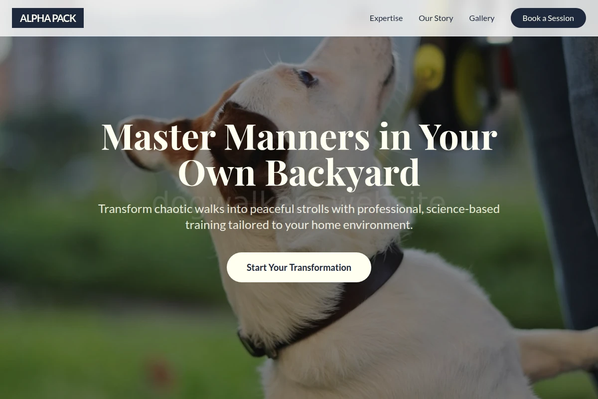 Backyard Dog Training