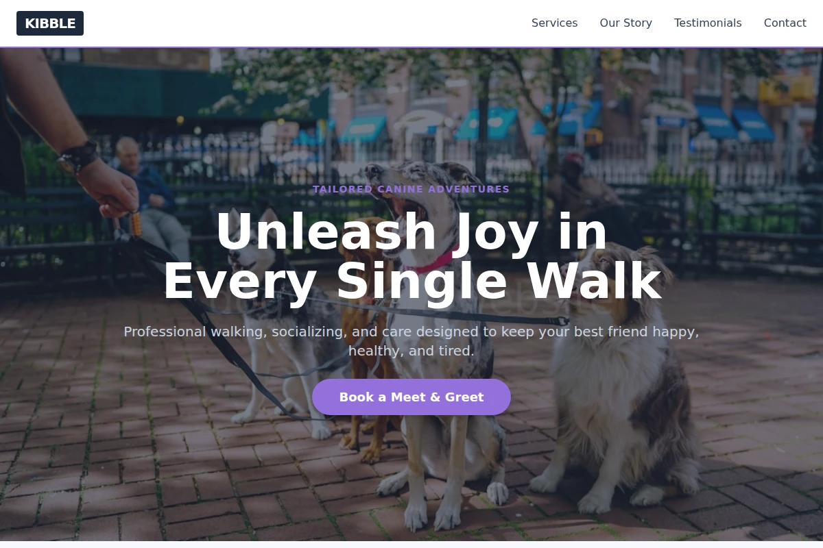 Kibble Dog Walker