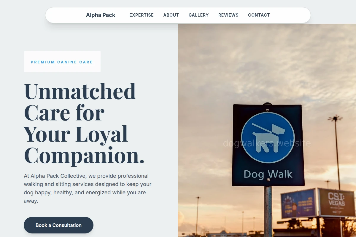 Happy Dog Walker