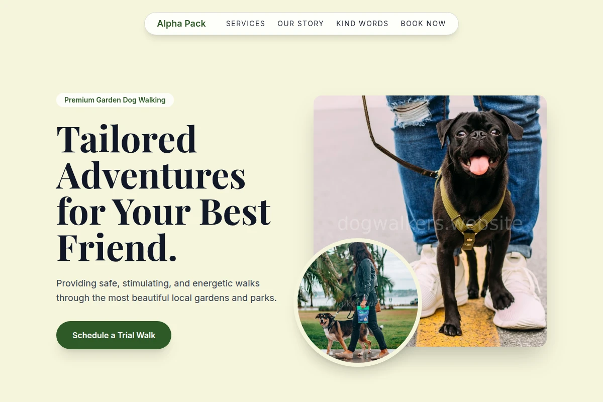Garden Dog Walking