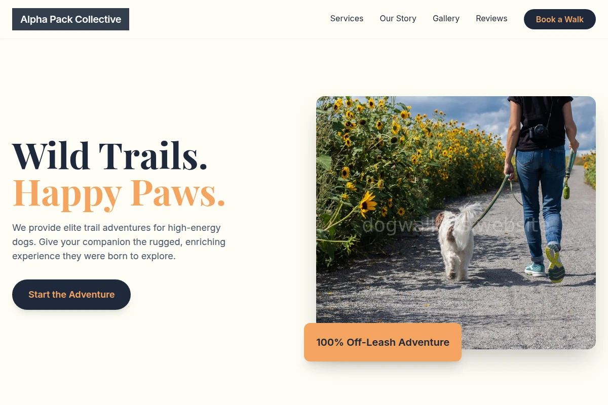 Trail Dog Walking